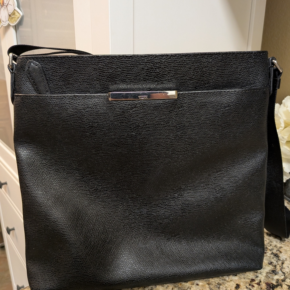 Tumi Black Crossbody Bag